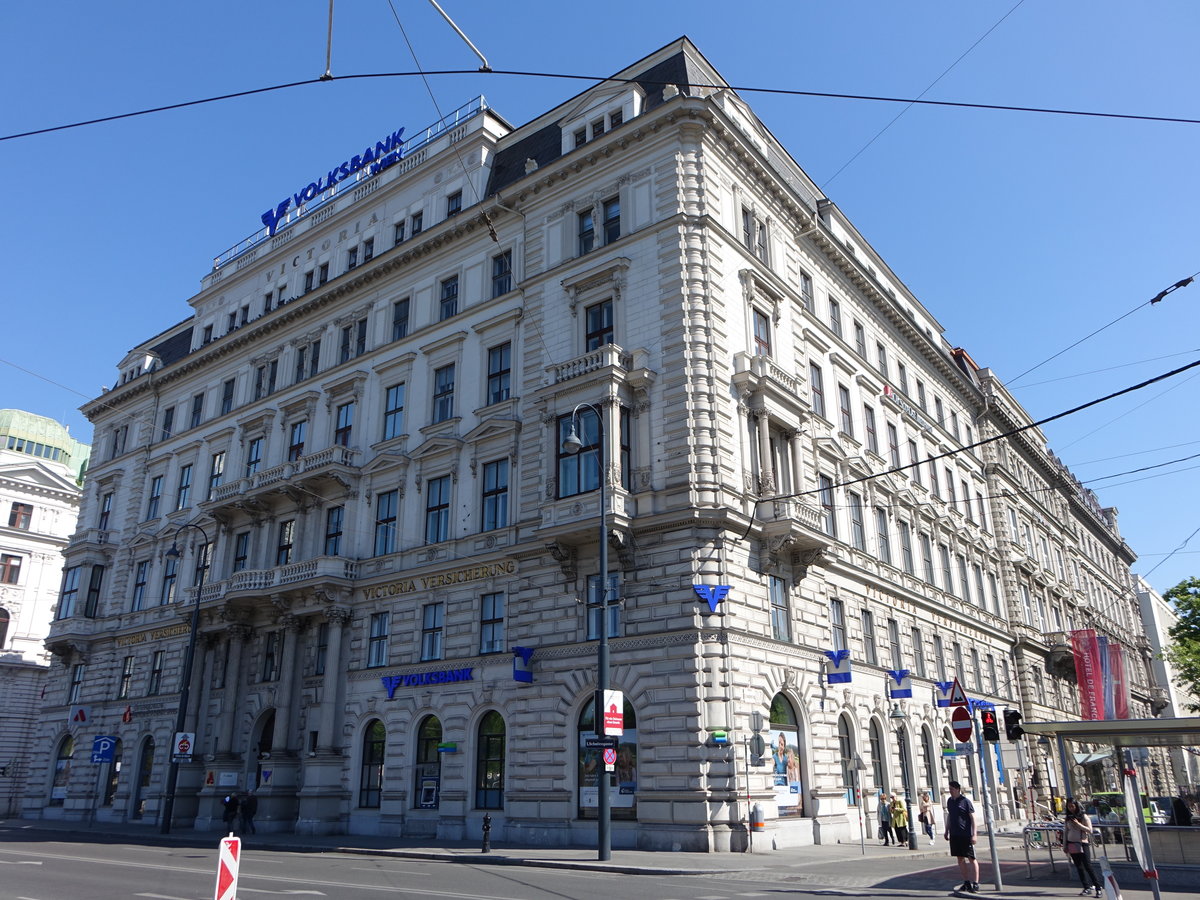 Wien, Gebude der Wiener Volksbank am Schottenring (20.04.2019)