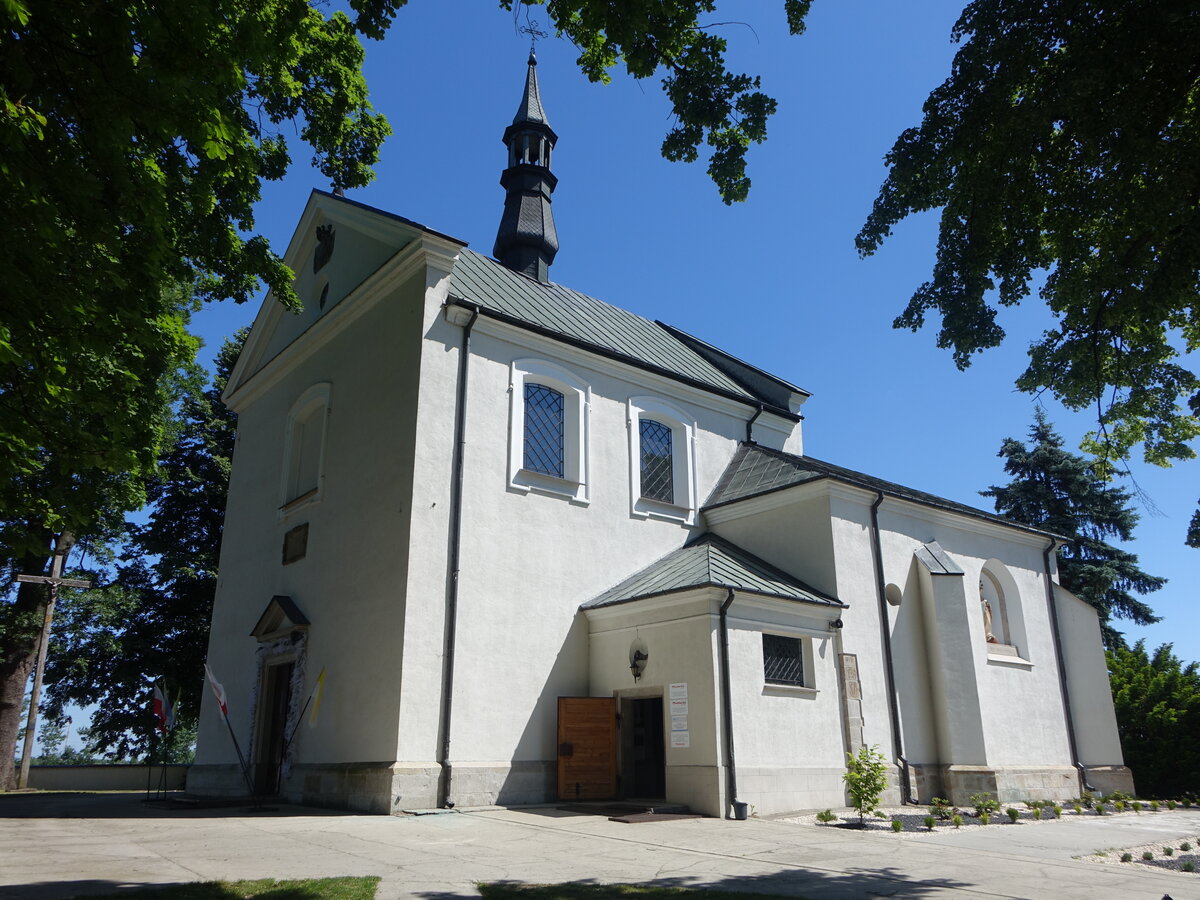 Wieniawa, Pfarrkirche St. Katharina, erbaut bis 1702 (14.06.2021)