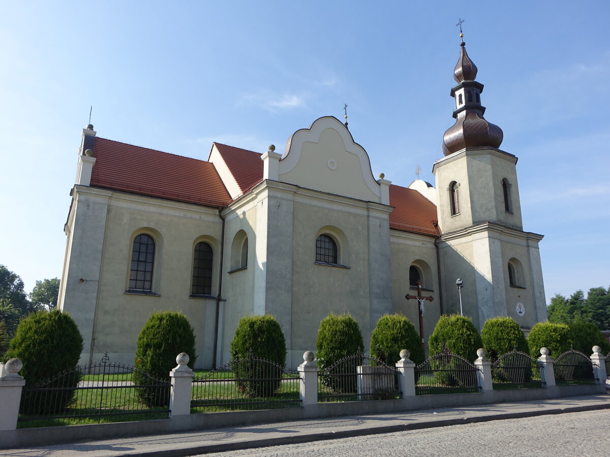 Wieruszow / Weruschau, Hl. Geist Kirche, erbaut 1676 (15.09.2021)