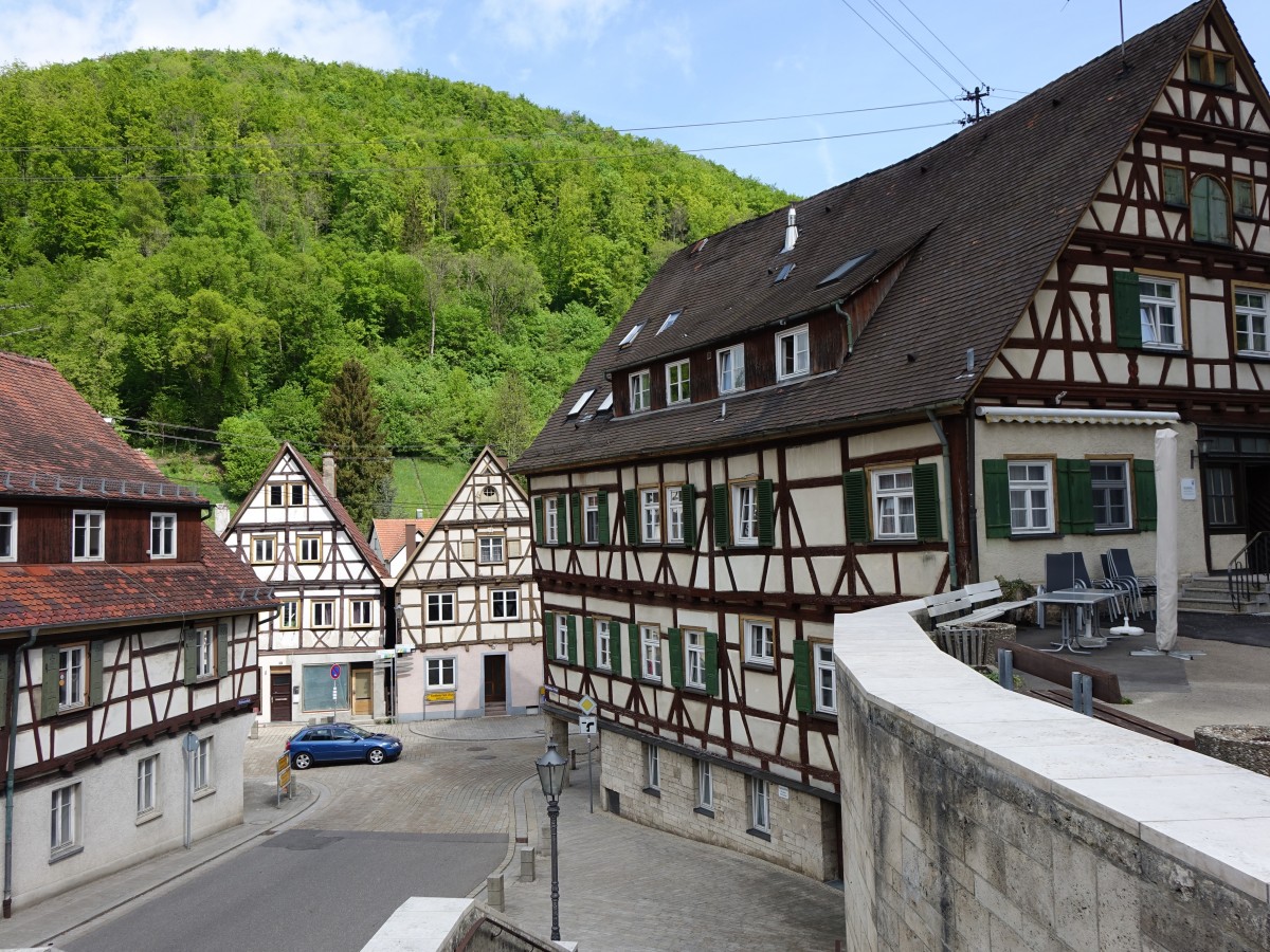 Wiesensteig, Spital zum heiligen Geist, erbaut 1672, seit 1974 Altenpflegeheim (10.05.2015)