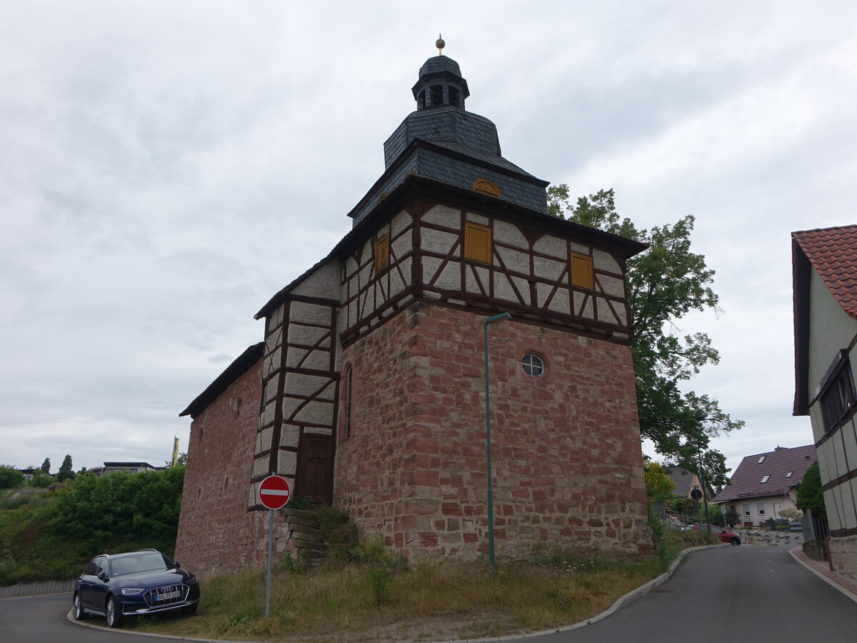 Wildprechtroda, evangelische Kirche, erbaut 1683 (05.06.2022)