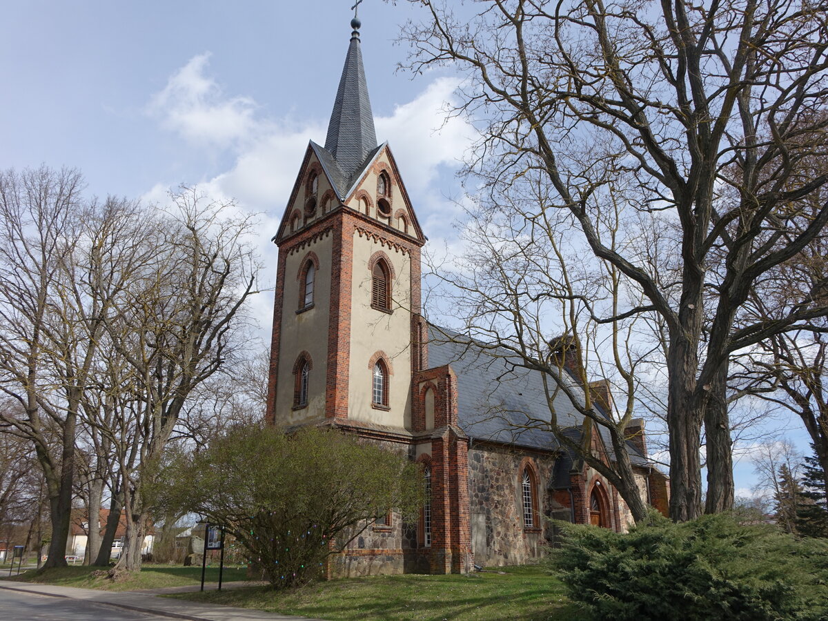 Wilmersdorf, evangelische Kirche, erbaut von 1881 bis 1883 (05.04.2026)