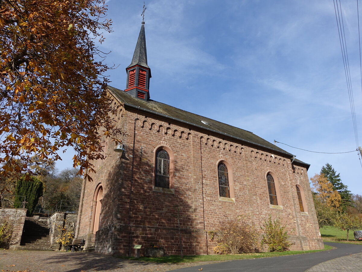 Wilsecker, Pfarrkirche St. Nikolaus, erbaut 1862 (06.11.2025)