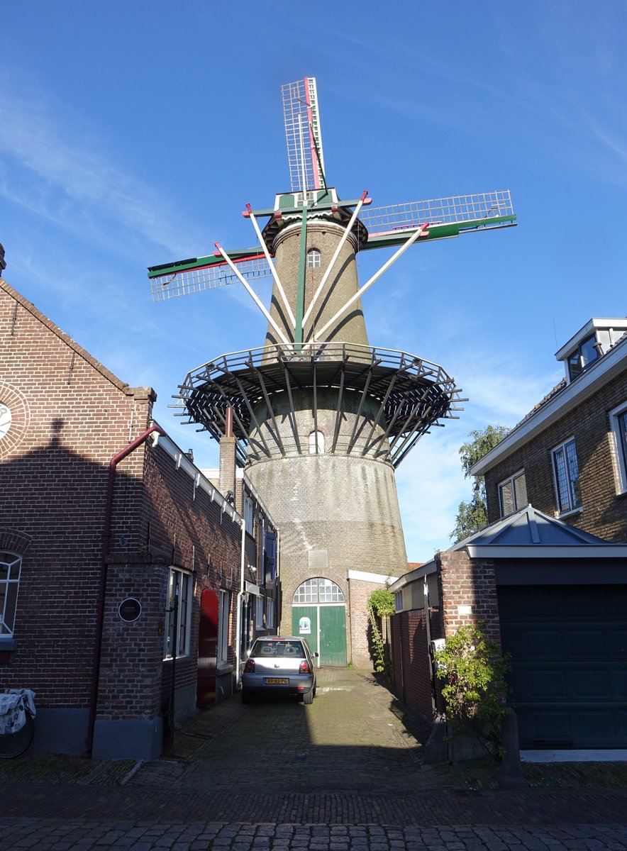 Windmhle de Hoop von 1876 in Zierikzee (25.08.2016)