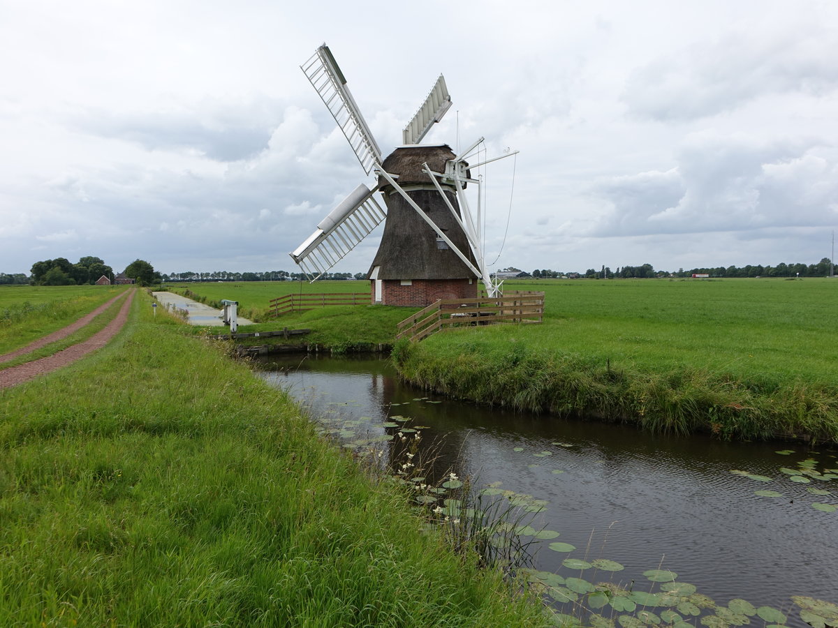 Windmhle de Vlijt in Zuidwolde, erbaut 1878 (27.07.2017)