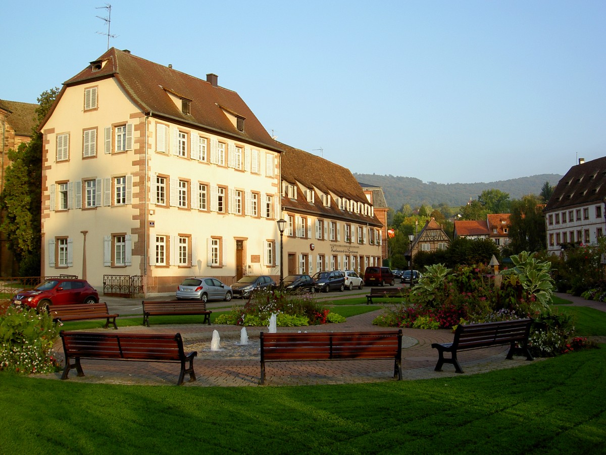 Wissembourg, Huser am Place du Saumon (03.10.2014)