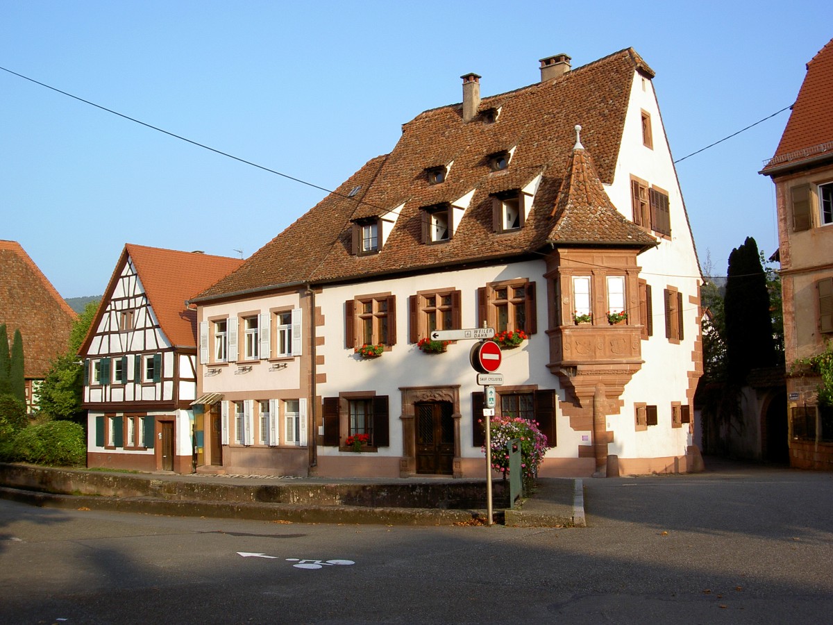 Wissembourg, Maison de l´ami Fritz, erbaut um 1550 (03.10.2014)