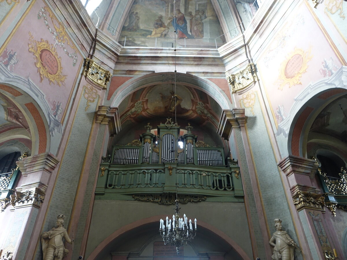 Wlodawa, Orgelempore in der Pfarrkirche St. Ludwig (16.06.2021)