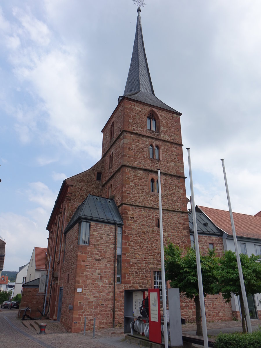 Wrth am Main, ehemalige St. Wolfgang Kirche, seit 1991 Schiffermuseum (13.05.2018)
