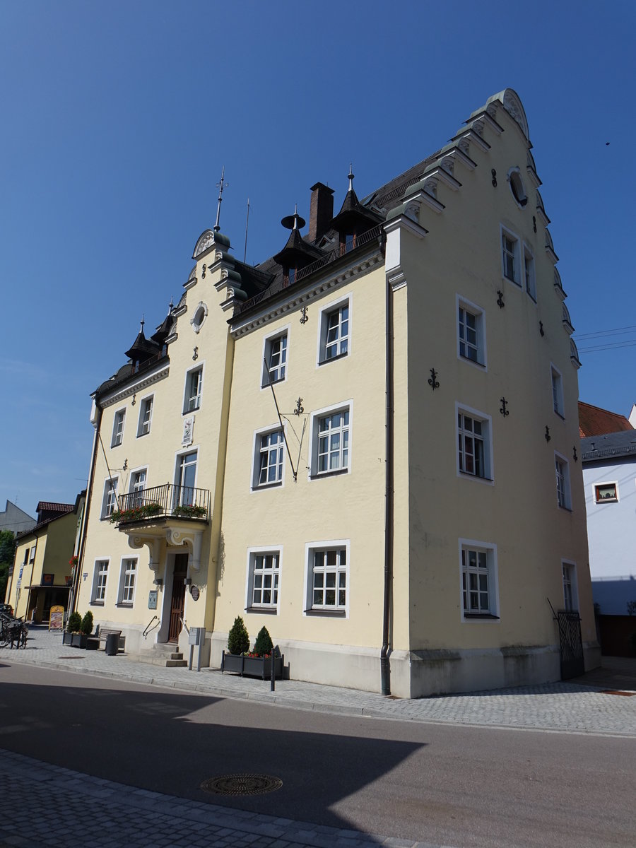 Wrth an der Donau, Rathaus am Rathausplatz, erbaut 1892 (02.06.2017)