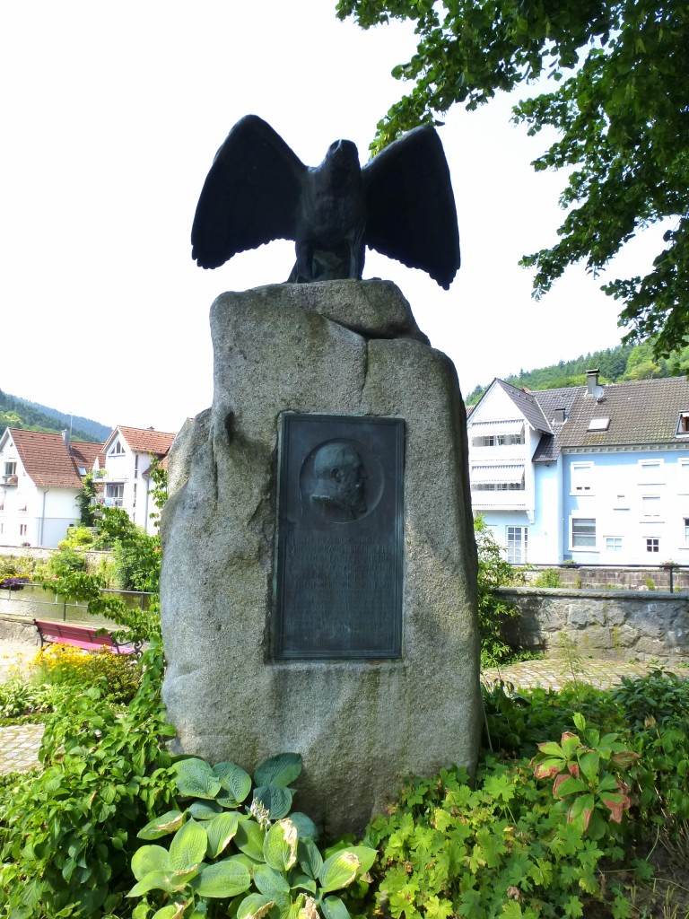 Wolfach, Denkmal fr den Groherzog Friedrich, Juli 2013