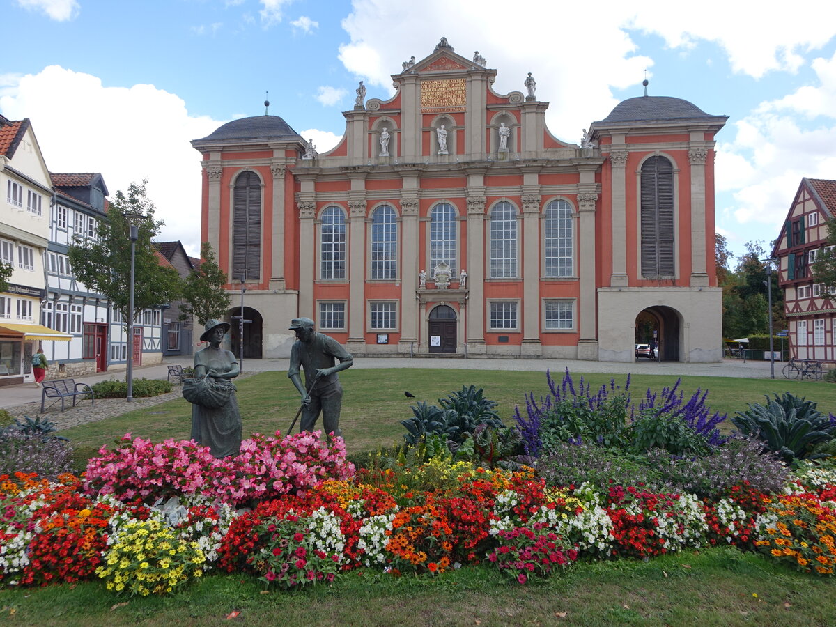 Wolfenb�ttel, St. Trinitatis Kirche am Holzmarkt, erbaut bis 1719 durch den Landbaumeister Hermann Korb (11.09.2025)