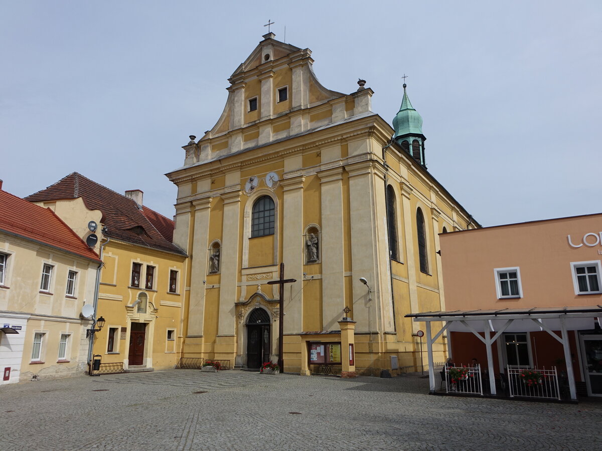 Wolow / Wohlau, Pfarrkirche St. Bartholomus, erbaut von 1713 bis 1724 (15.09.2021)