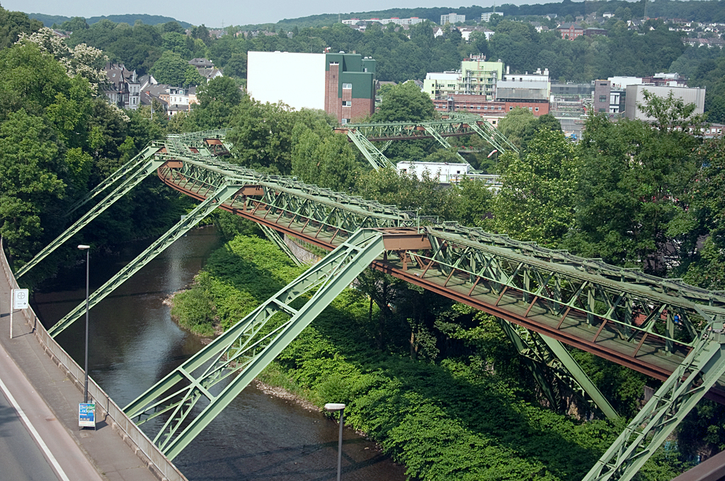 Wuppertal - Schwebebahnanlage - 15.07.2013