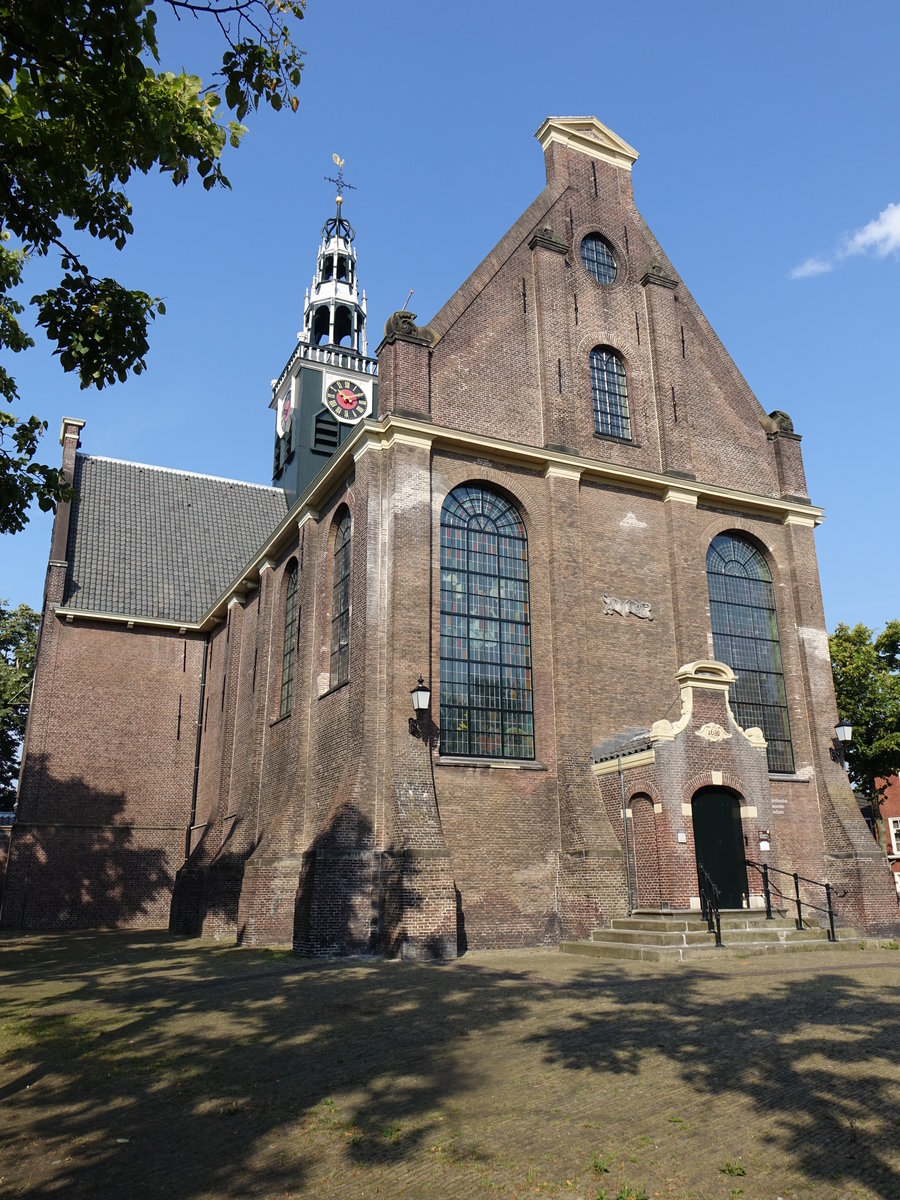 Zaandam, Westzijderkerk, erbaut von 1638 bis 1640 (26.08.2016)