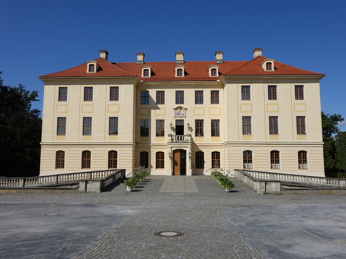 Zabeltitz, Barockschloss, erbaut 1728 durch Johann Christoph Kn�ffel (06.09.2025)