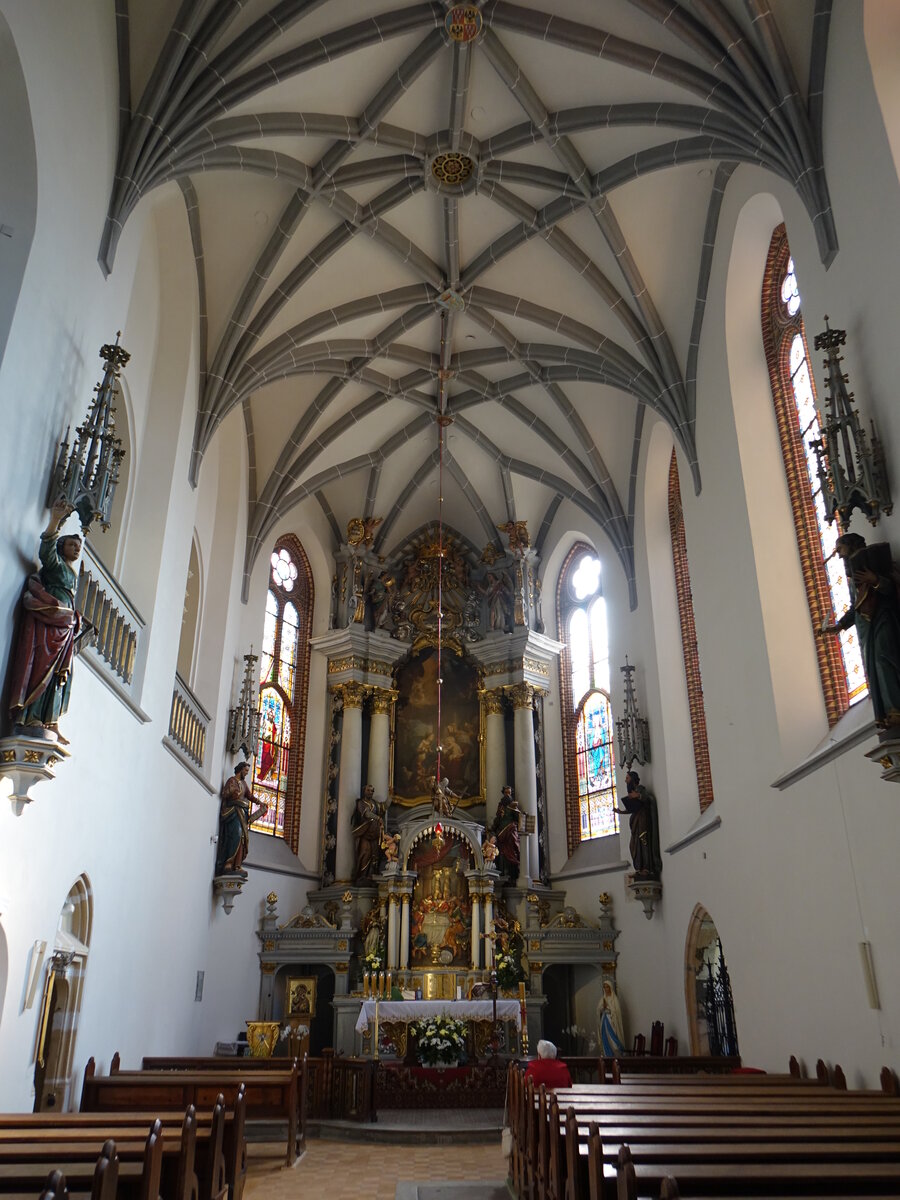 Zabkowice Slaskie / Frankenstein, Hochaltar in der St. Anna Kirche (12.09.2021)