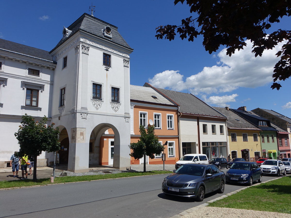 Zabreh / Hohenstadt an der March, Pfarrmuseum in der Zizkova Strae (30.06.2020)