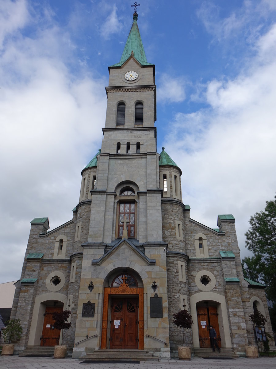 Zakopane, Pfarrkirche zur Hl. Familie, erbaut von 1877 bis 1896 durch Jozef Pius Dziekoński (02.09.2020)