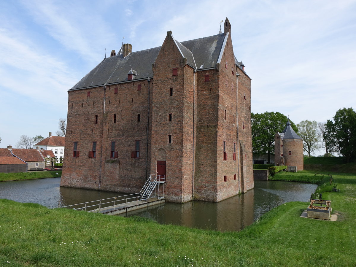 Zaltbommel, Kasteel Loevestein, erbaut im 14. Jahrhundert, seit 1925 Nationalmuseum (09.05.2016) 
