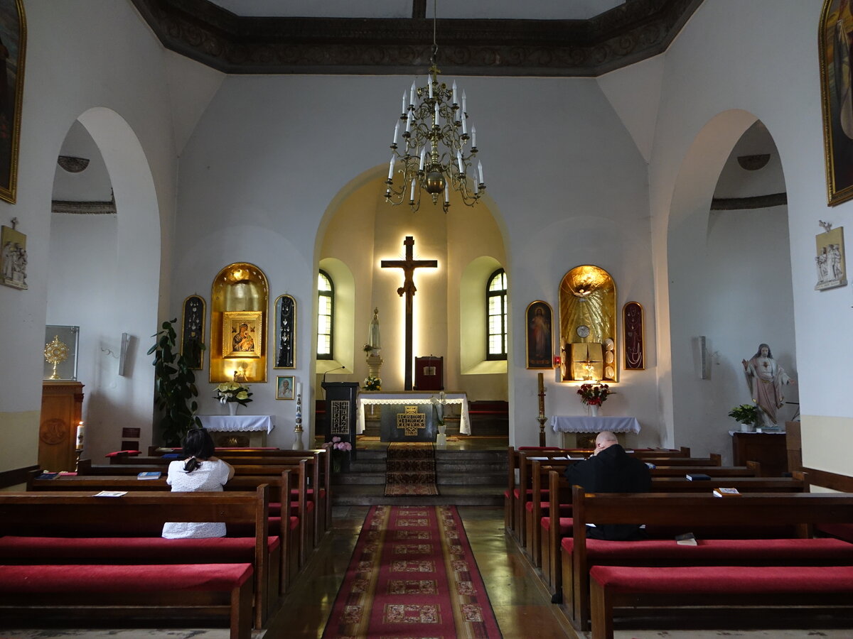 Zamosc, Innenraum der Redemptoristenkirche St. Nikolaus (16.06.2021)