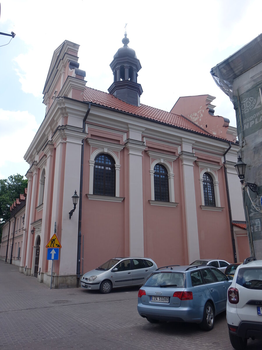 Zamosc, Klarissenklosterkirche in der Bernarda Moranda Strae (16.06.2021)