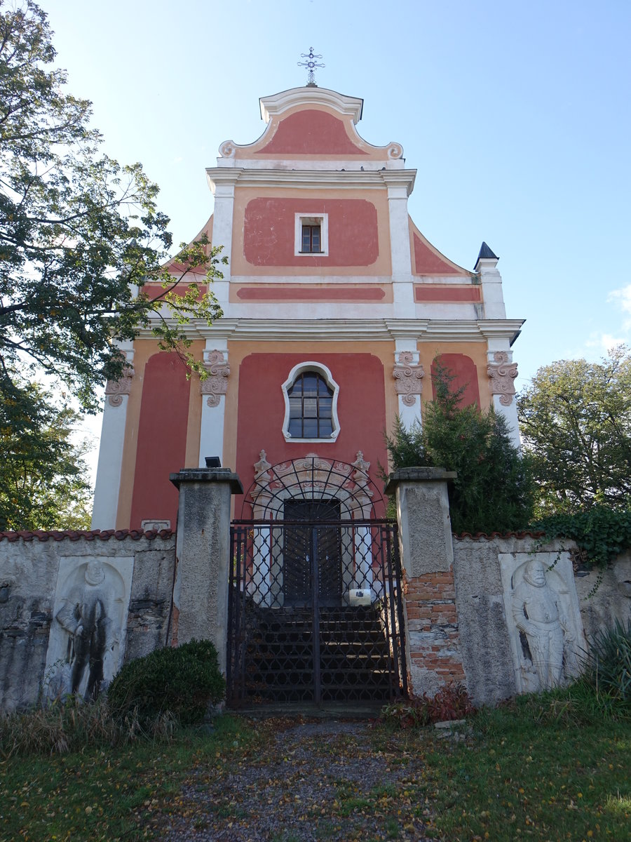 Zehusice / Sehuschitz, Pfarrkirche St. Marek, erbaut bis 1760 (30.09.2019)