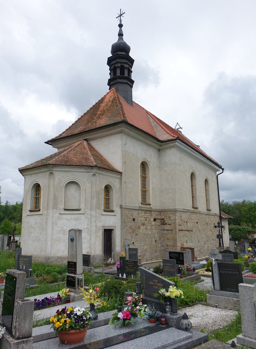 Zeliv/ Seelau, Pfarrkirche St. Peter und Paul, erbaut 1139 (28.05.2019)