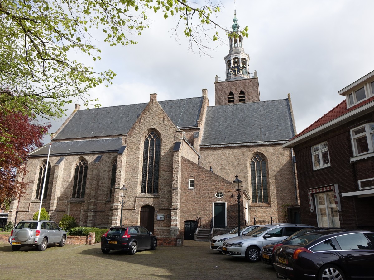 Zevenbergen, St. Katharina Kirche, erbaut von 1541 bis 1546 (01.05.2015)