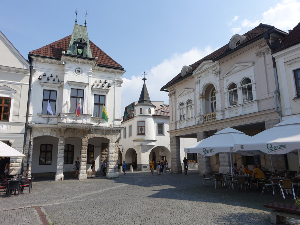 Zilina / Sillein, altes Rathaus am Marianske Namesti (30.08.2019)