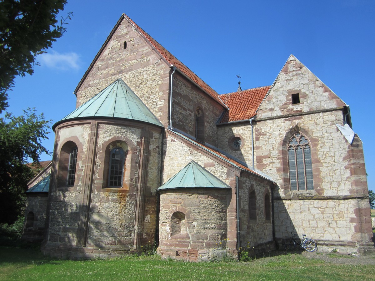 Zisterzienser Klosterkirche Wiebrechtshausen, erbaut ab 1245, Northeim (15.07.2013)