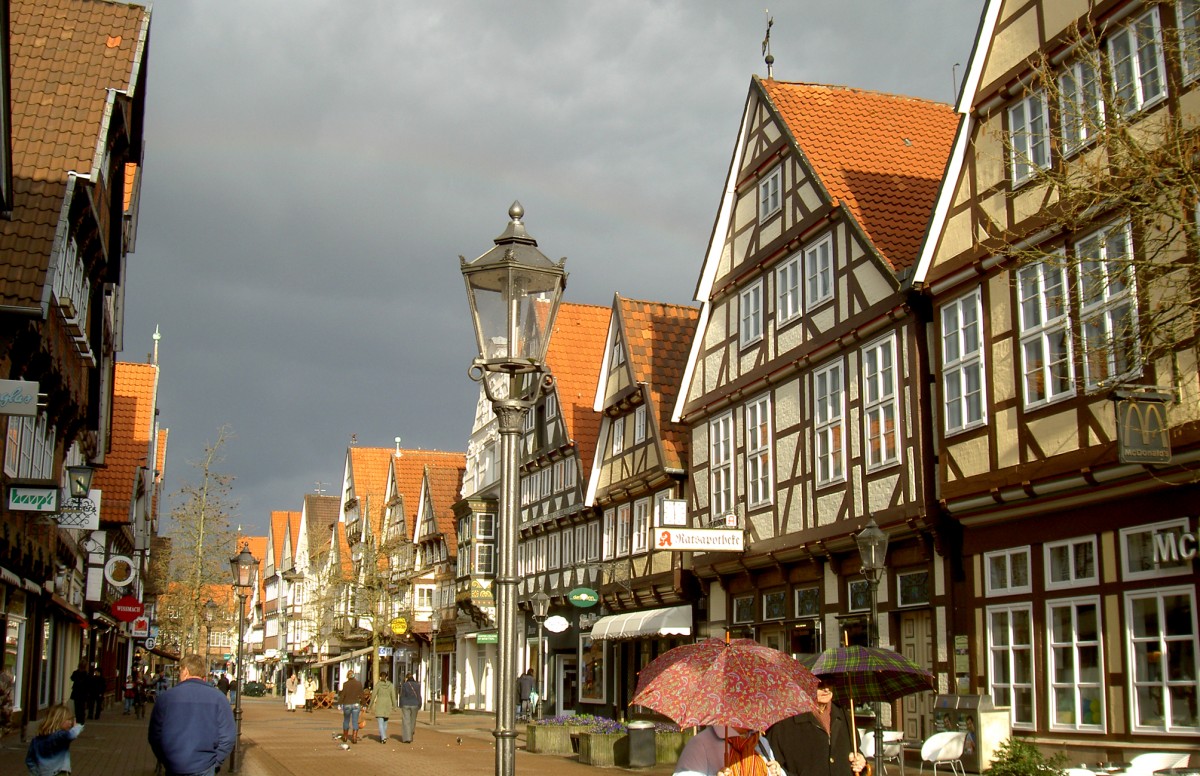 Zllnerstrae in Celle. Aufnahme: April 2006.