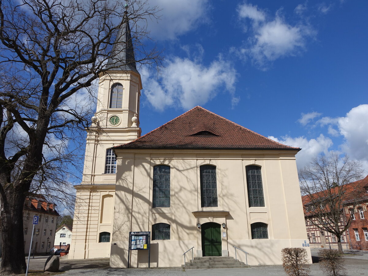 Zossen, evangelische Dreifaltigkeitskirche, erbaut 1734 (06.04.2026)