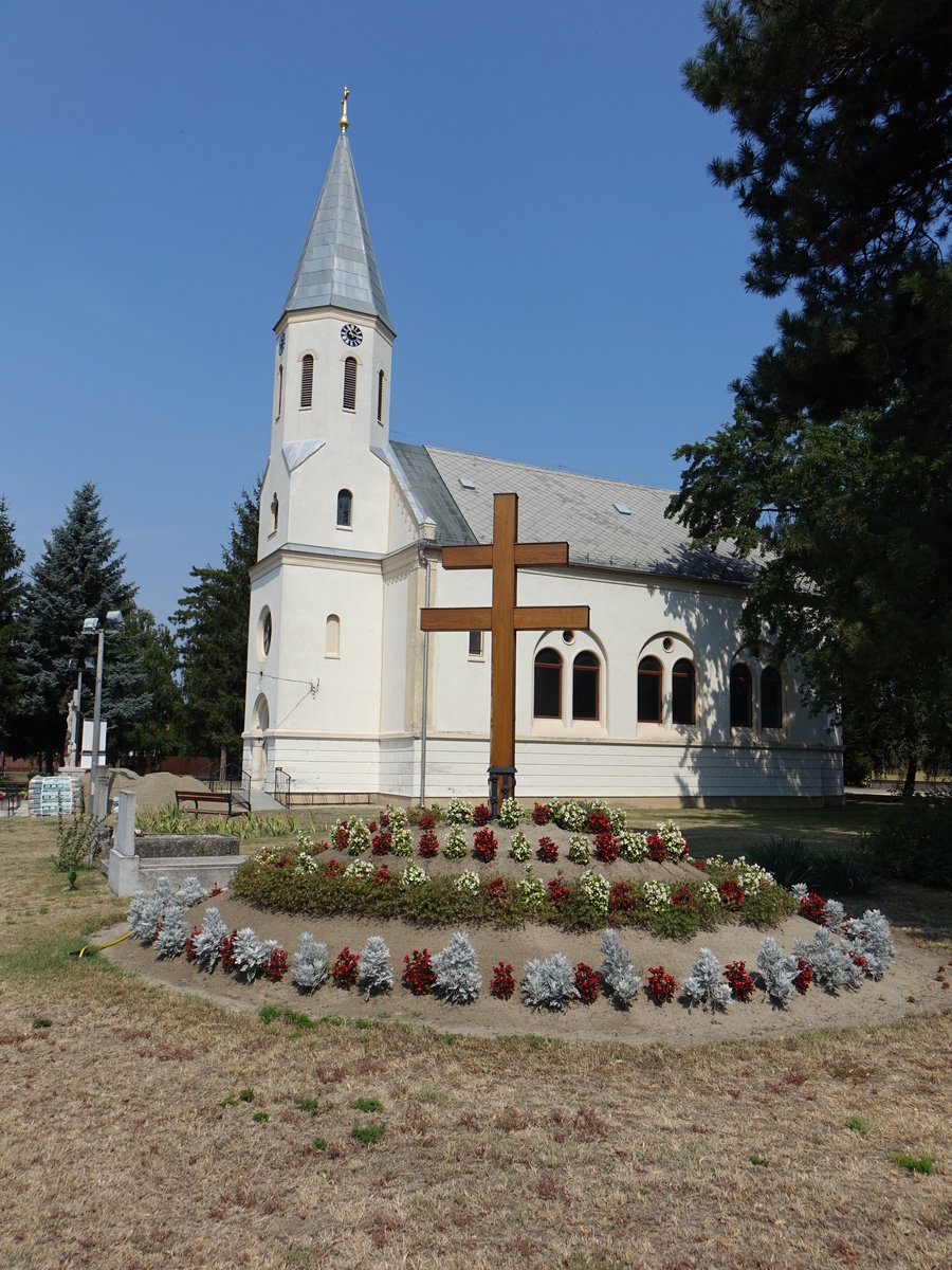 Zsombo, kath. Pfarrkirche, erbaut von 1923 bis 1927 (24.08.2019)
