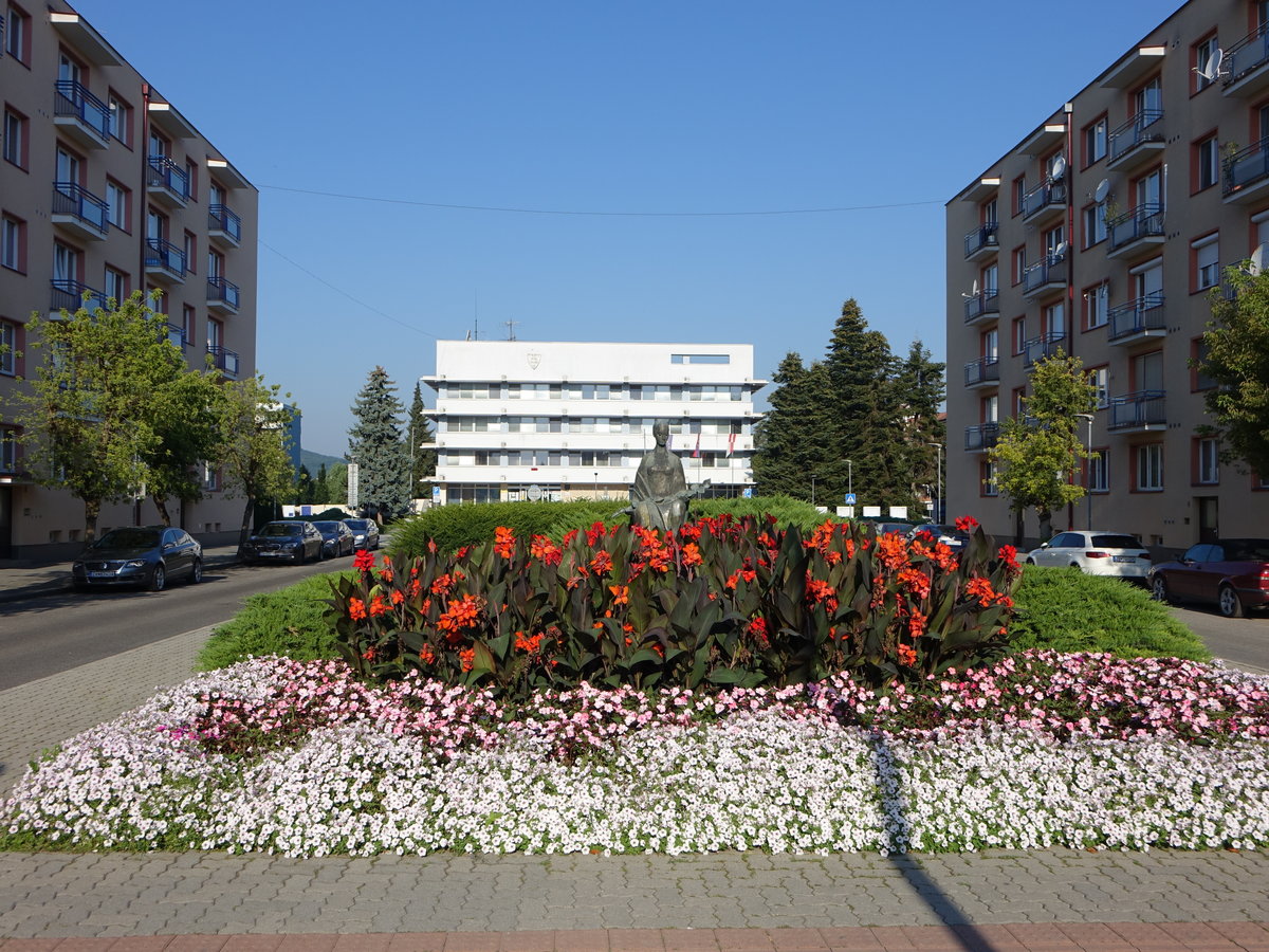 Zvolen / Altsohl, Denkmal am Platz des Slowakischen Nationalaufstandes (08.08.2020)