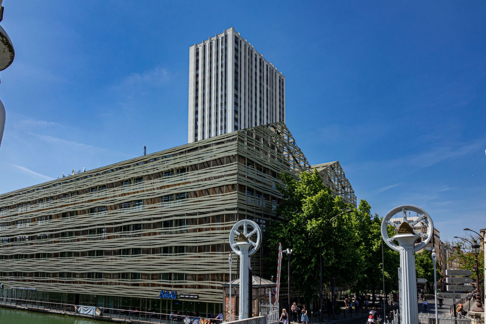 19. Arrondissement in Paris, fotografiert von  Pont Levant de Crime  (05.2023).