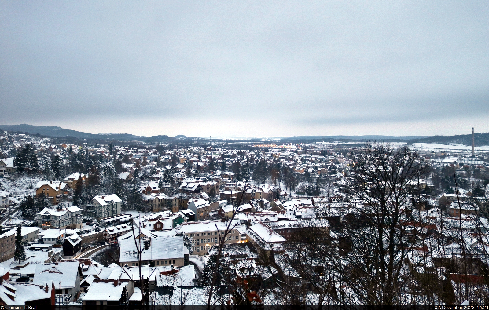 Blankenburg (Harz) von oben. Draufsicht vom Groen Schloss.

🕓 2.12.2023 | 16:21 Uhr