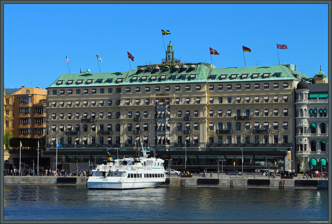 Das Grand Htel gehrt zu den exklusivsten Hotels der Stadt Stockholm. Es wurde 1874 erffnet. (18.05.2023)
