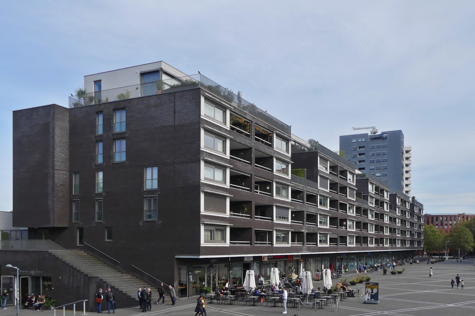 Ein Wohn- und Geschftscentrum am Plein in Maastricht - Wyck. 10.2023