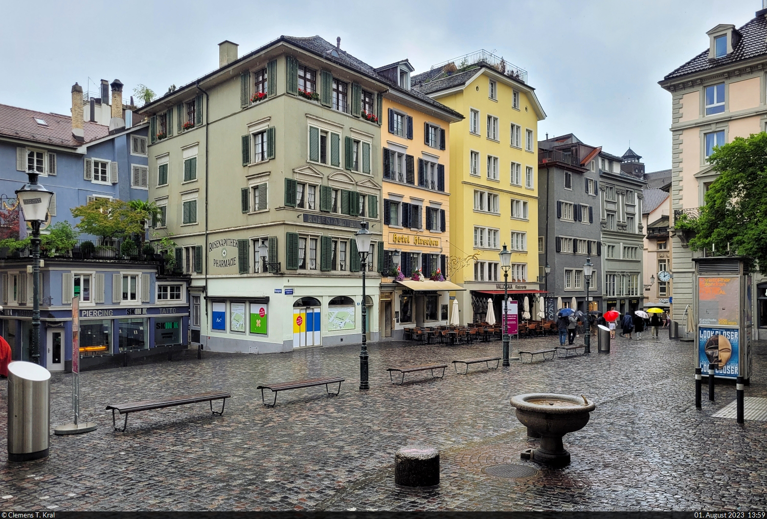 Hirschenplatz in Zrich (CH), gelegen im Altstadt-Teil Niederdorf.

🕓 1.8.2023 | 13:59 Uhr