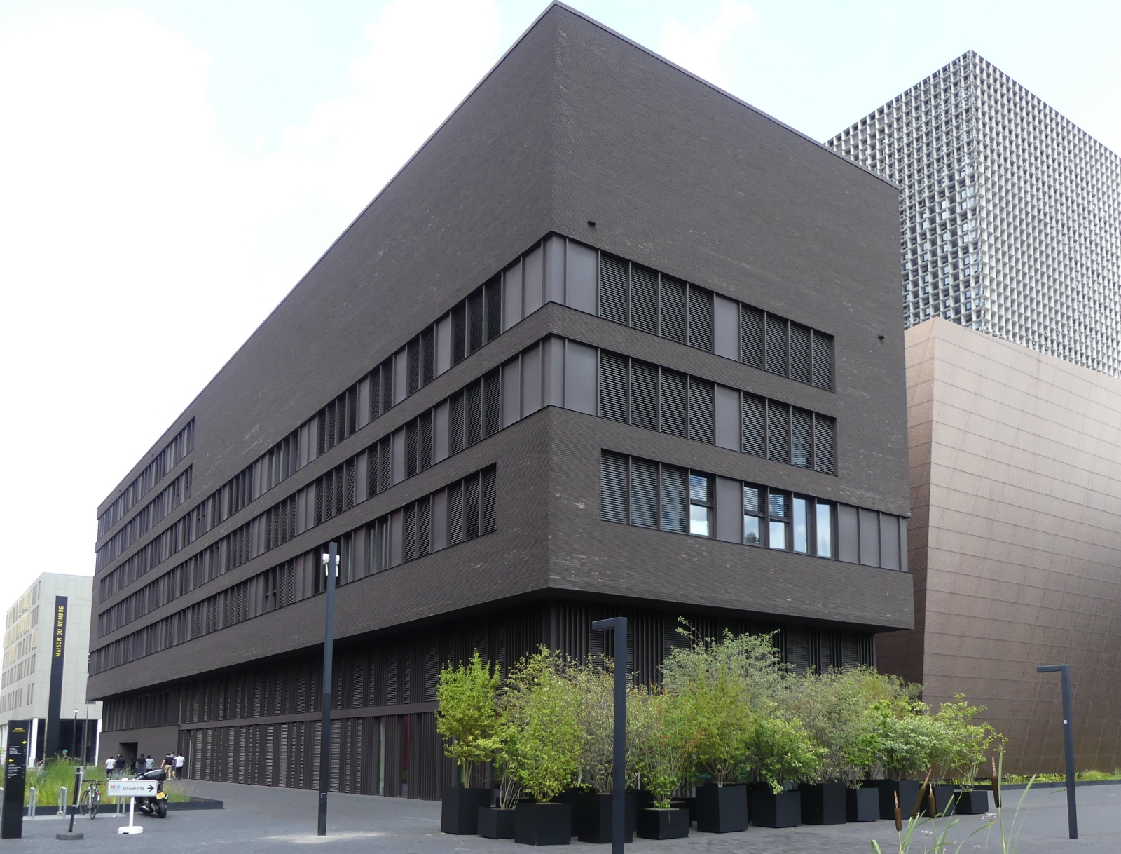 Maison du Nombre, Gebude der Uni Luxemburg auf dem Campus Belval in Esch Alzeztte.