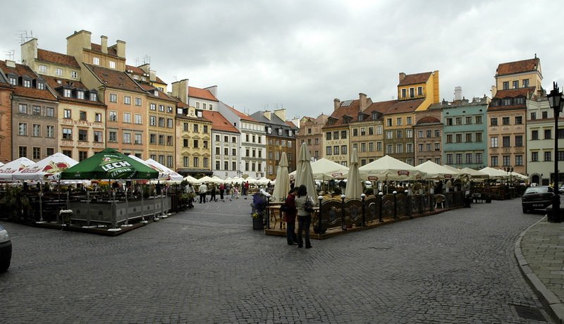 28-05-2006 Warschau. Rynek Starego Miastra