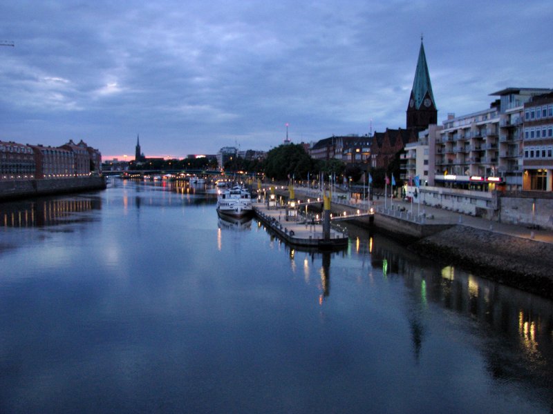 Abendstimmung am Martini - Anleger