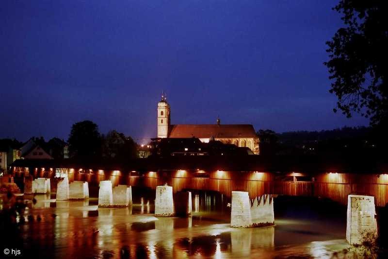 Alte Rheinbrcke und Fridolinsmnster (Mai 2004)