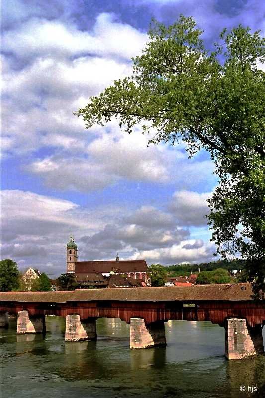 Alte Rheinbrcke und Fridolinsmnster (Mai 2004)