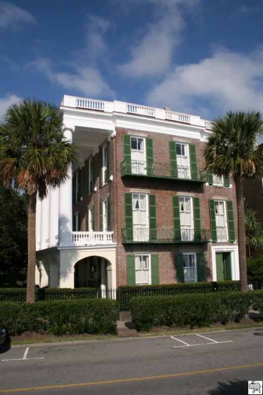 Altes Herrenhaus in Charleston. Aufgenommen am 23. September 2008.