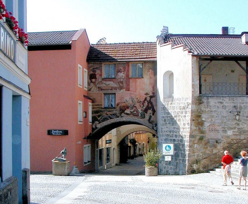 Altes Stadttor Burghausen - Sommer 2002