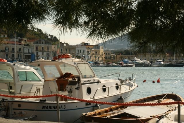 Am Hafen von Ischia Porto; 09.02.2008