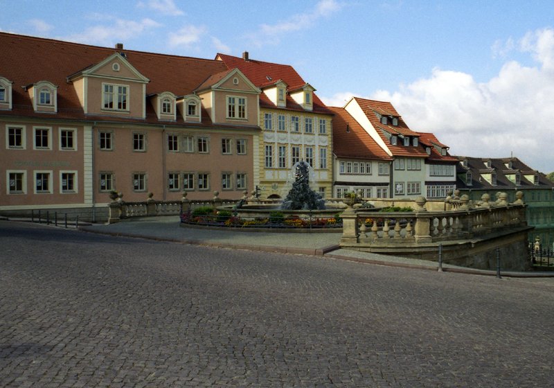 Am Schlossberg in Gotha; Aufnahme vom Oktober 2004.