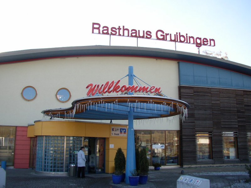 Autobahnrasthaus  Gruibingen  am 25.12.07!